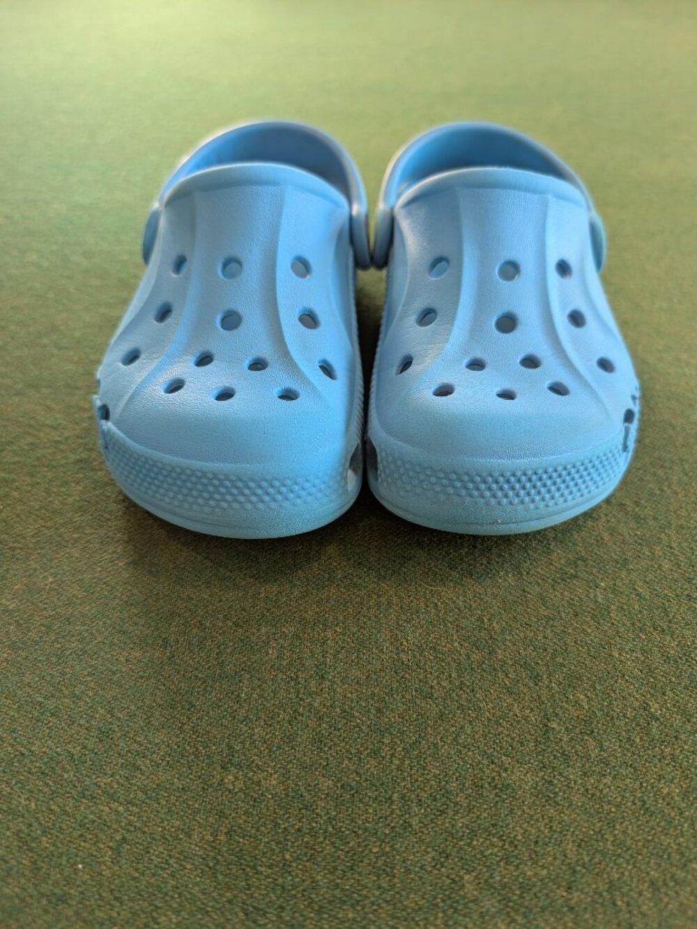 CROCS Aqua Blue/Elite Blue Kid's Size 10 💙 - Picture 7 of 9